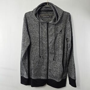 Kangol Microfleece Lined Hooded Hoodie Zip Sweatshirt Activewear Jacket NWT Sz S
